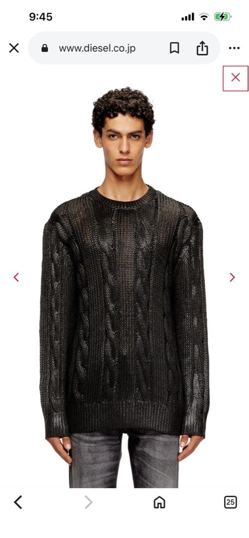 DIESEL プルオーバーニット K-HERO プルオーバーニット｜マルチカラー｜メンズ｜DIESEL