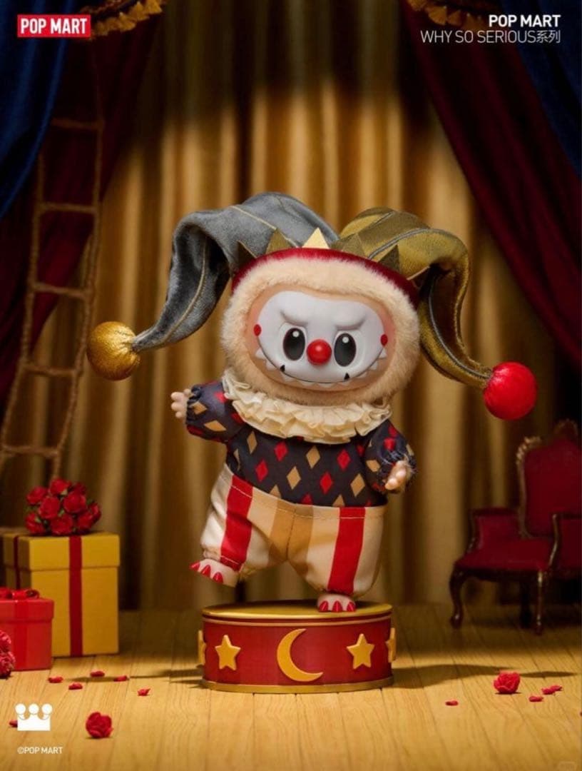 ポップマート Why So Serious ぬいぐるみ シークレット POP NOW:WHY SO SERIOUS Series-Vinyl Plush Pendant Blind Box-Copy