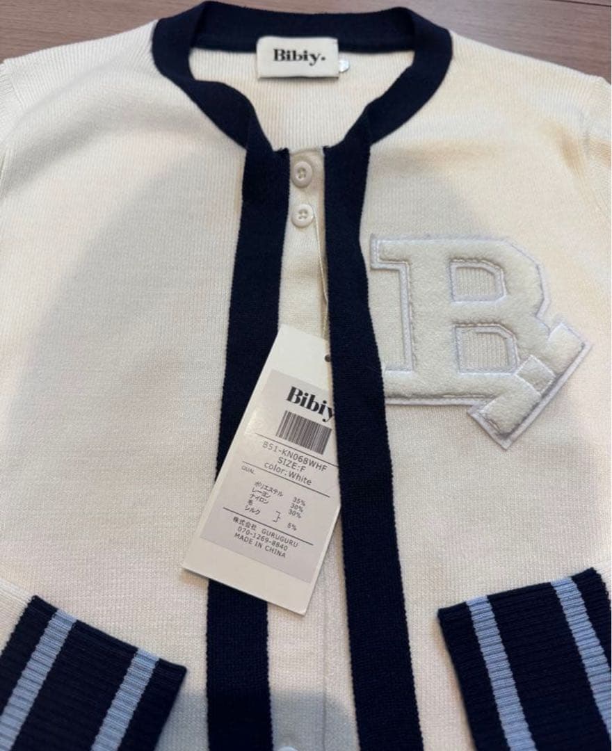 ビビィ タイカーディガン B. CLUB TIE CARDIGAN bibiy. - メルカリ
