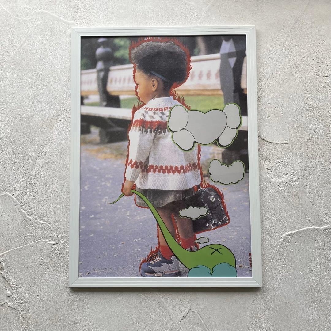 UNDERCOVER KAWS 2000SS 東京コレクション 額装ポスター ① Amazon.co.jp: Kaws 素晴らしい絵画 カーズポスター アートパネル