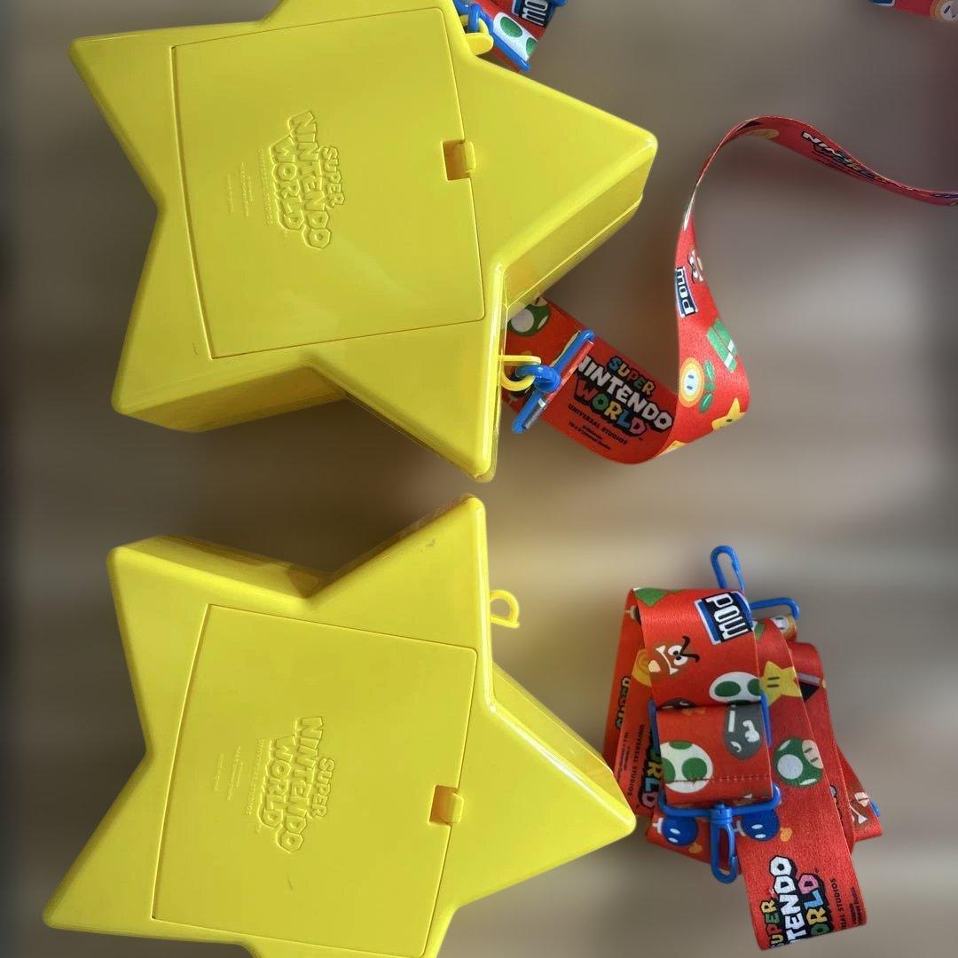 USJ ユニバ スーパーマリオ 星型 スターポップコーンバケツ2個セット