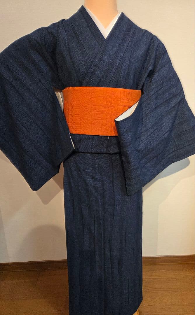 綿薩摩 藍染 永江明夫 本さつま 東郷織物謹製 7457 - メルカリ