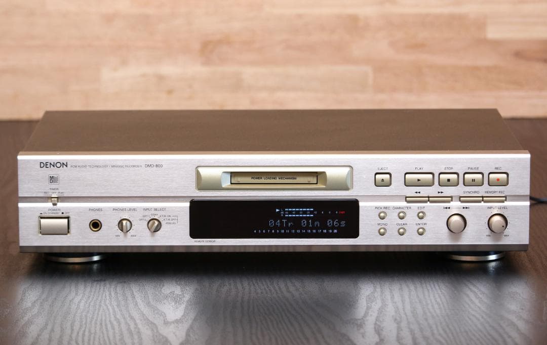 DENON DMD-800 MDデッキ　MDプレーヤー/レコーダー　 日本製② DENON DMD-800(DMD-800-N/K)の仕様 デノン/デンオン