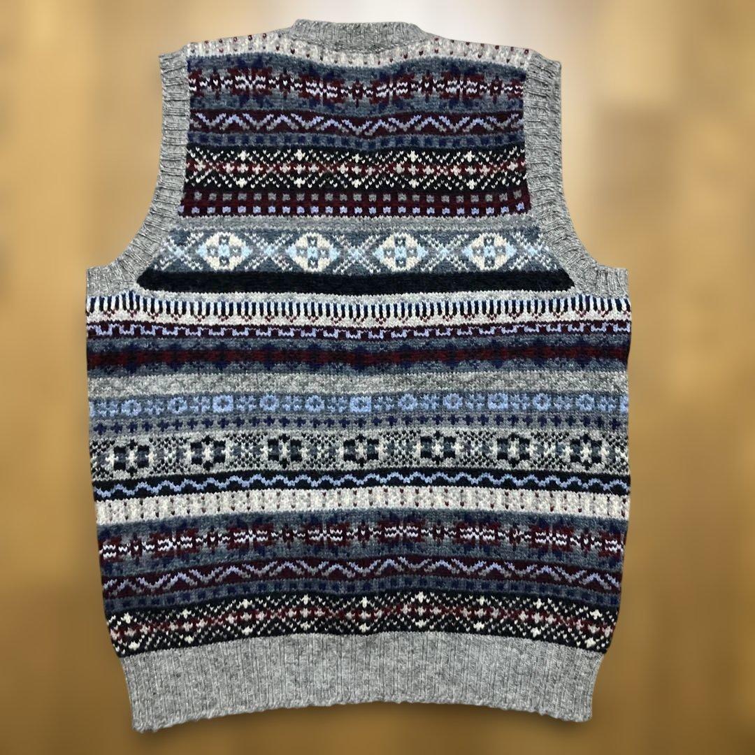 Jamieson's フェアアイル柄 Vネックベスト M - メルカリ