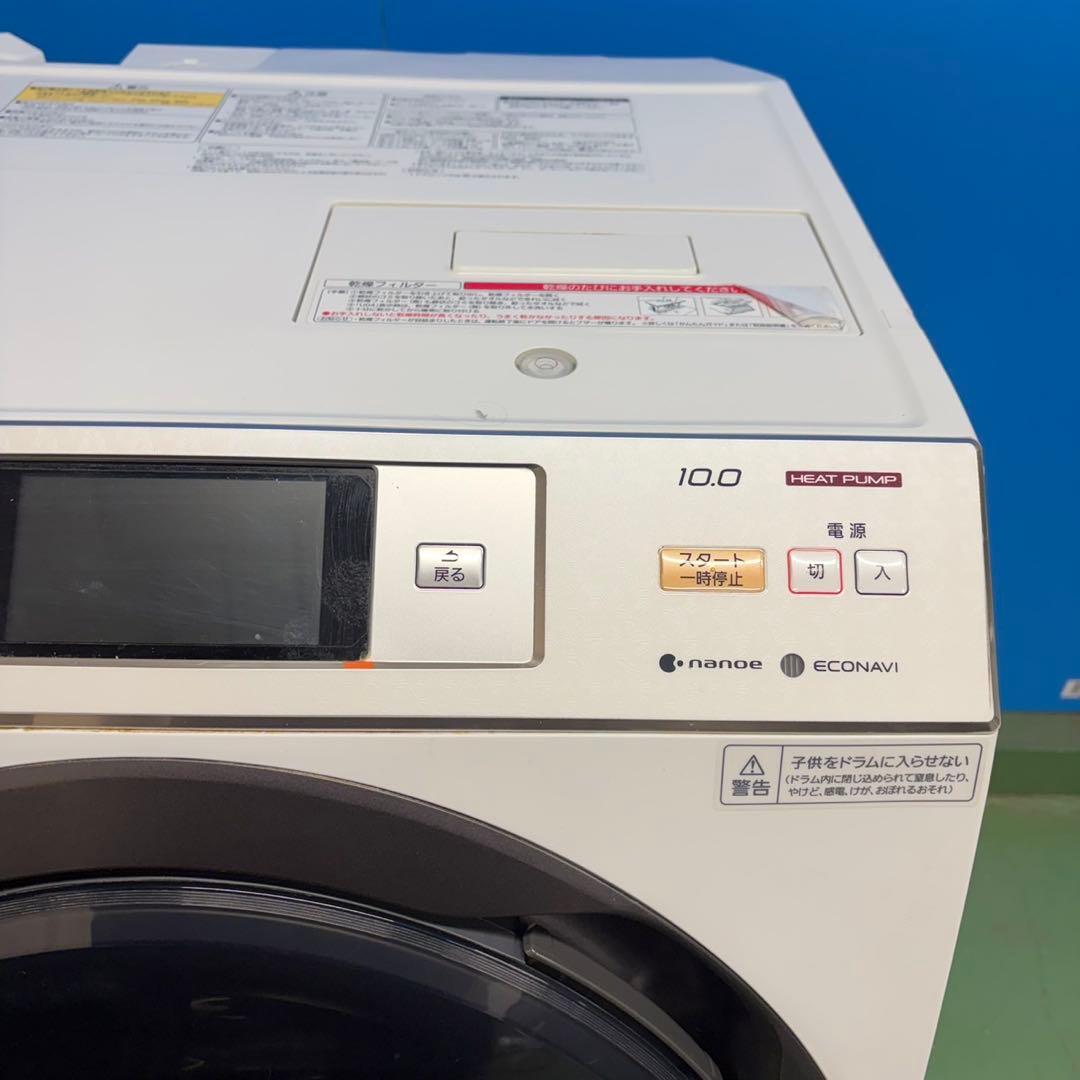 715 パナソニック ドラム式洗濯機 ヒートポンプ式 10/6キロ 左開き