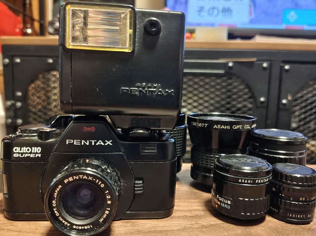 Pentax Auto110 Super レンズ ストロボセット