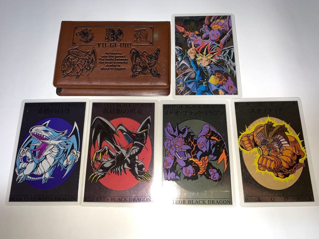 【懐古品】遊戯王 東映版 劇場限定グッズ ラミネートカード5枚セット&パスケース ムービック(MOVIC)|遊戯王 ラミネートカード 全5枚セット|【ハードオフ