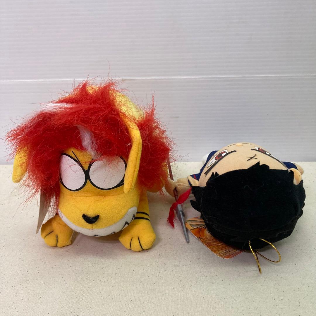 2点セット☆タグ付き】うしおととら ぬいぐるみ 長飛丸 うしお レトロ