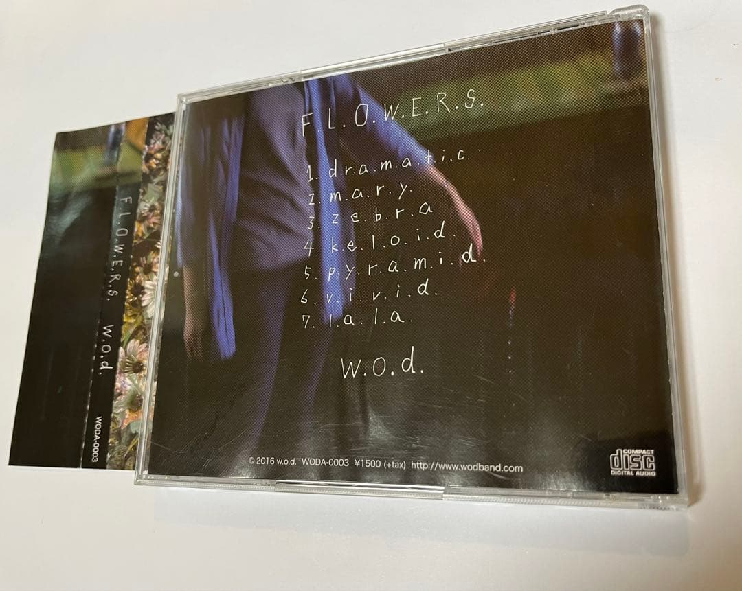 w.o.d. F.L.O.W.E.R.S. CD 7曲入りミニアルバム 廃盤 - メルカリ