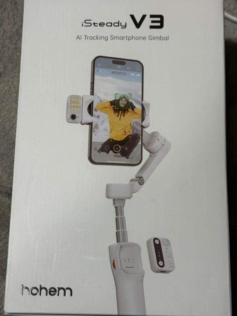 iSteady V3 スマートフォン用ジンバル Hohem iSteady V3 レビュー：AIトラッキング対応の多機能