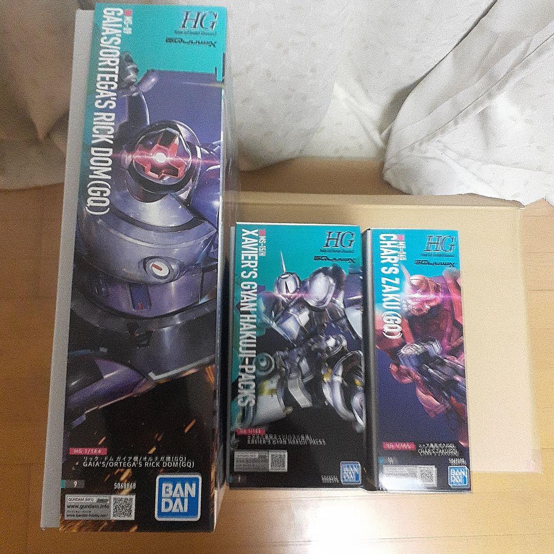 Y*i様 HG ガンプラ GQ系 3体セット まとめ売り HG ザク3体セット GQuuuuuuX版 組立済 ガンプラ まとめ売り - メルカリ