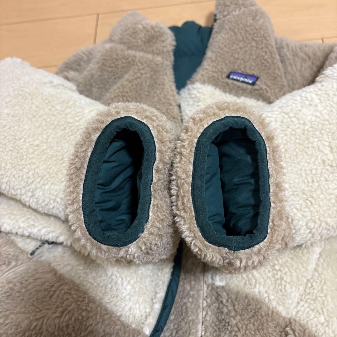 ヒーロー様美品パタゴニアリバーシブルサイレントダウンジャケットFA22