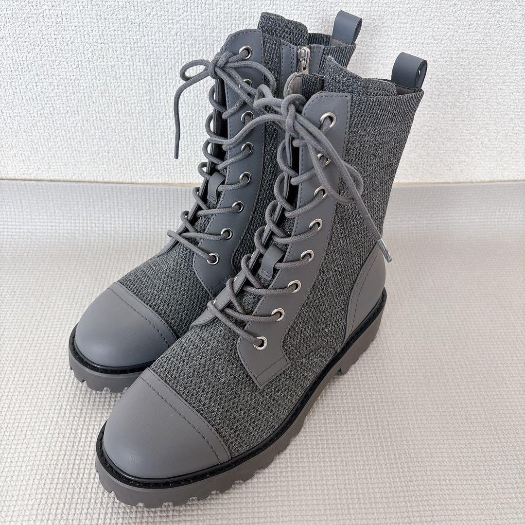 未使用✨️VIVAIA Florence 撥水加工 レースアップ ブーツ 38.5 - メルカリ