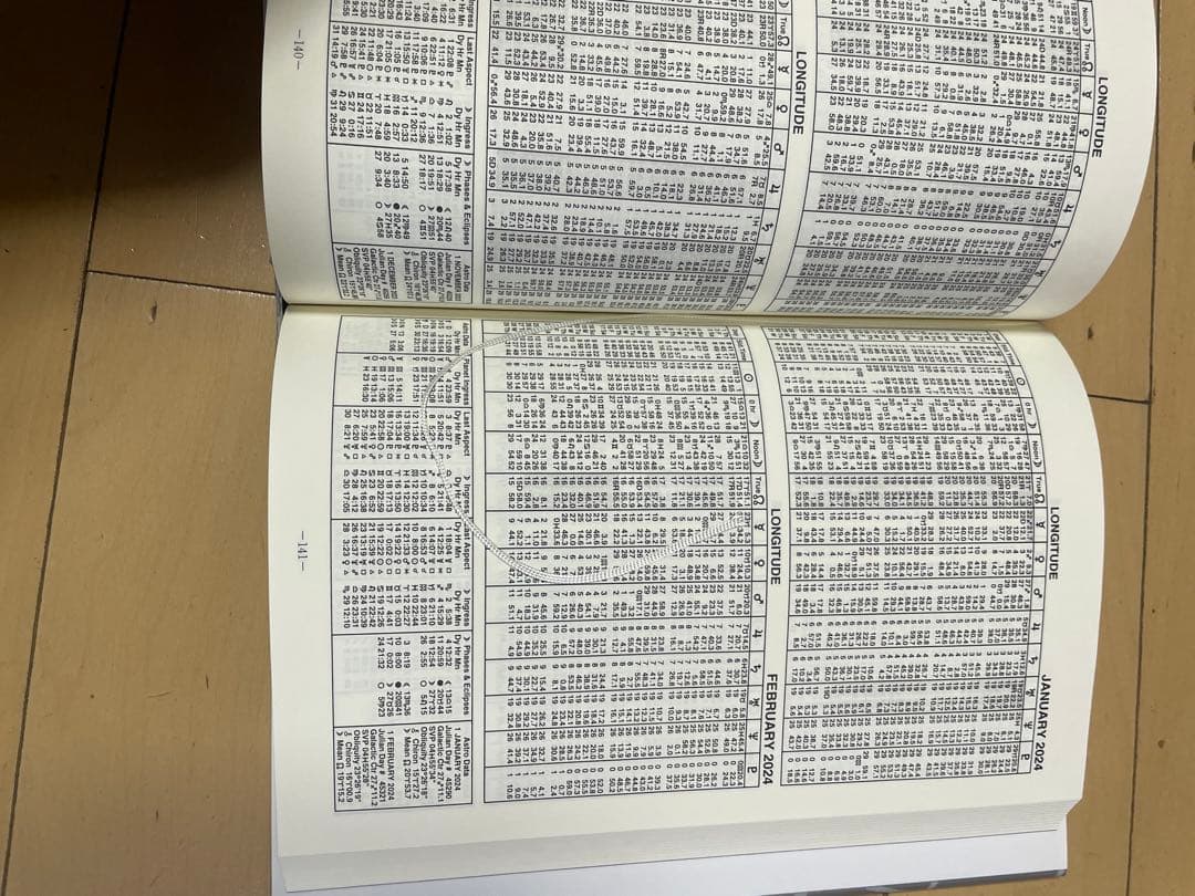 増補版 21世紀 占星天文歴 ニール・F・マイケルセン - メルカリ