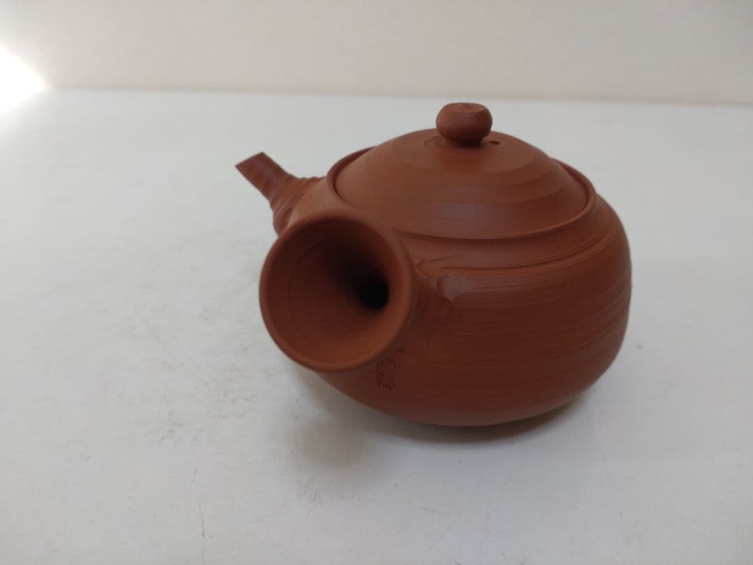 は*み様 常山窯 朱泥 茶注 共箱 共布 煎茶道具 茶道具