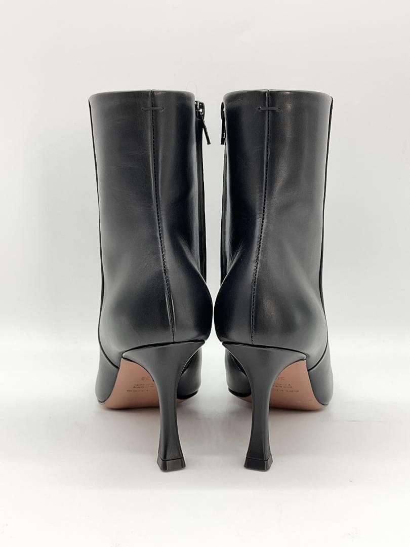 未使用】PELLICO セミスクエアトゥ パンプス ブラック 38 - メルカリ