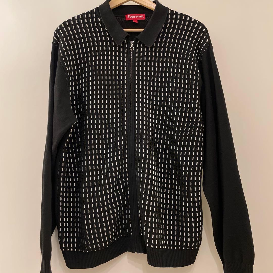Supreme Dashes Zip Up Knit Polo - メルカリ