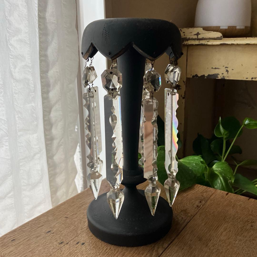 フランスアンティーク クリスタル オブジェ キャッチー