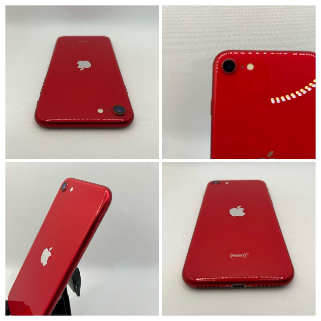 極美品】iPhone SE2 64GB レッド SIMフリー バッテリー100