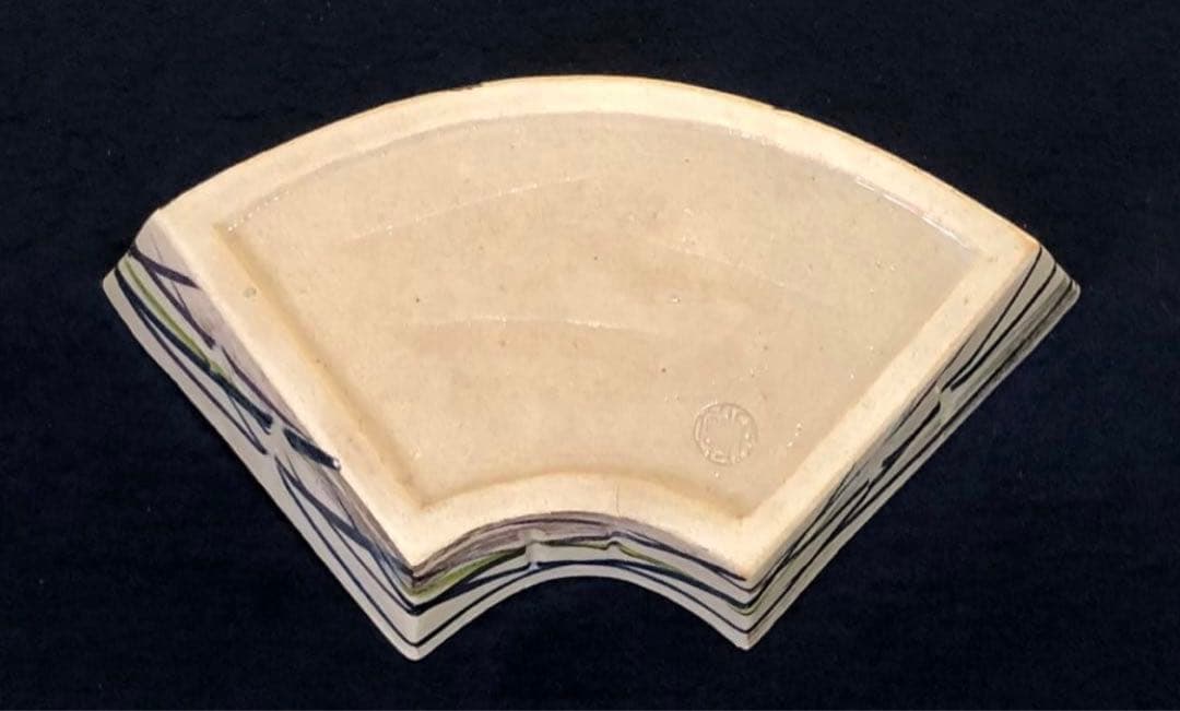 《R》懐石 扇面 向付5客 陶山造 小鉢 共箱　260109き2