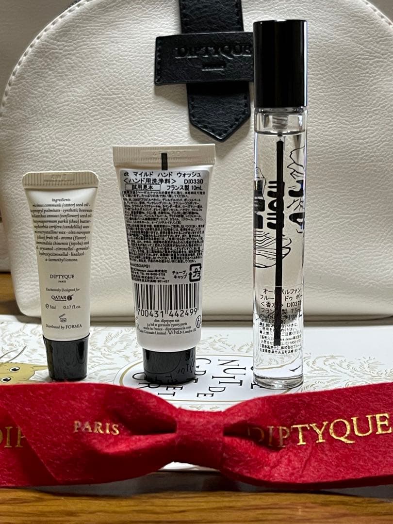 diptyque フルールドゥポー7.5ml &ポーチ とおまけ