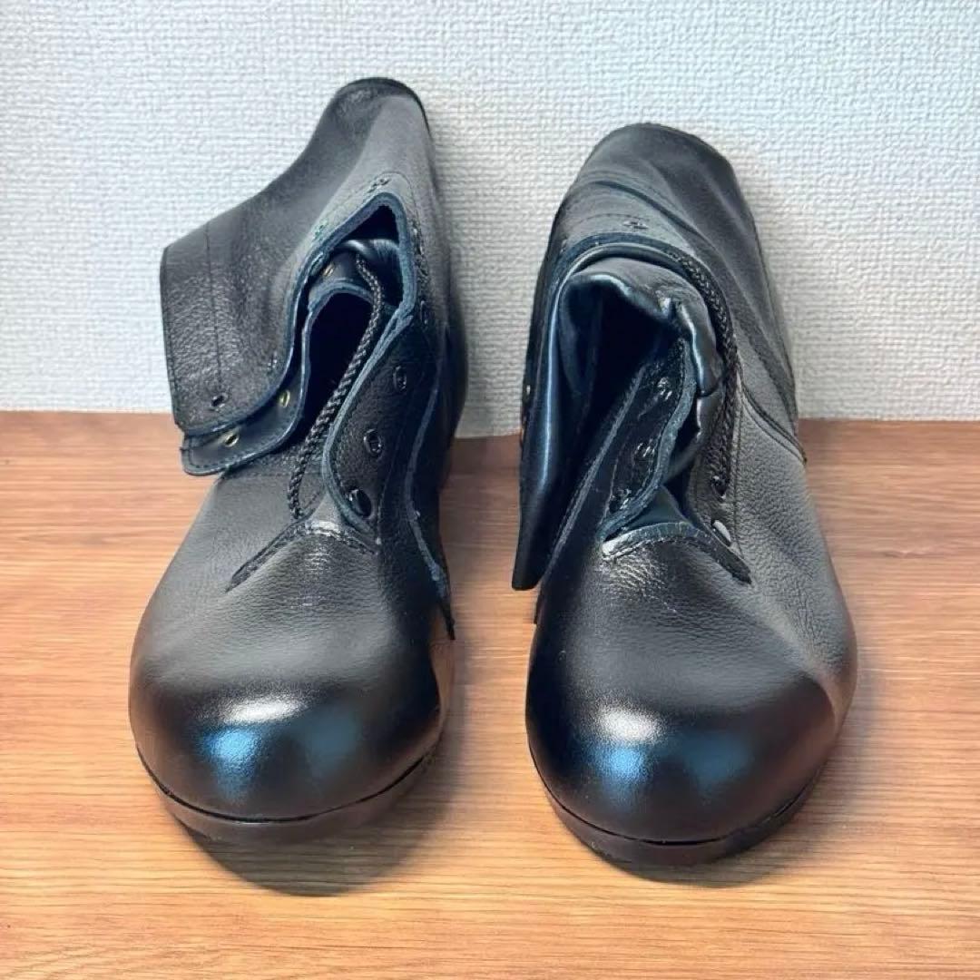 北原シューズ 編み上げ 28.0cm チャックあり【革手袋付き】