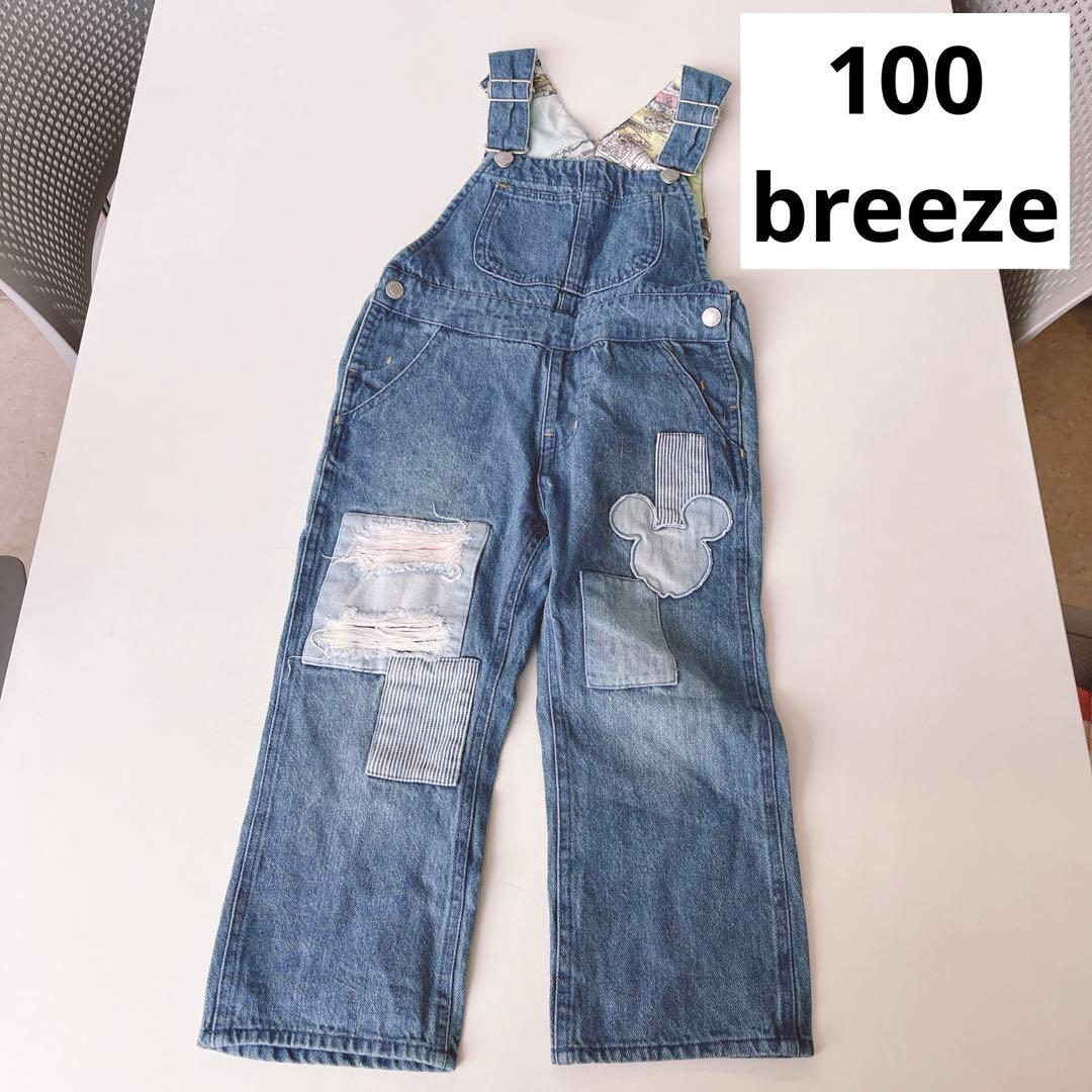 即購入OK】100 ブリーズ オーバーオール サロペット Disney - メルカリ