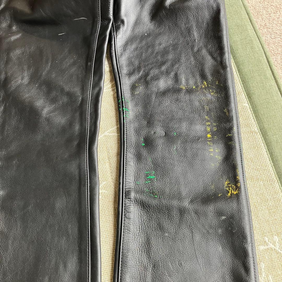 177cm83kg】レア！ ？アメリカ製 バンソン レザーチャップス - メルカリ