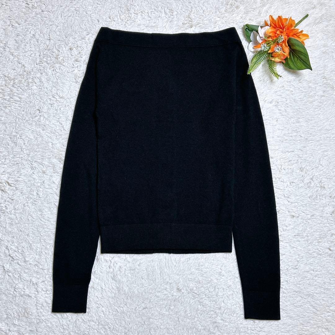 美品/N˚21 ビジューリップモチーフカーディガン 羽織り ウール