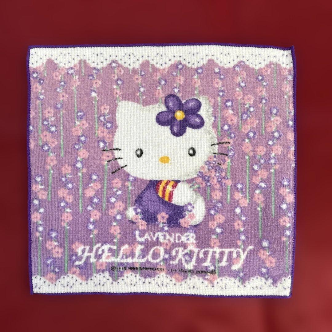 ハローキティ 北海道限定ラベンダー タオルハンカチ - メルカリ