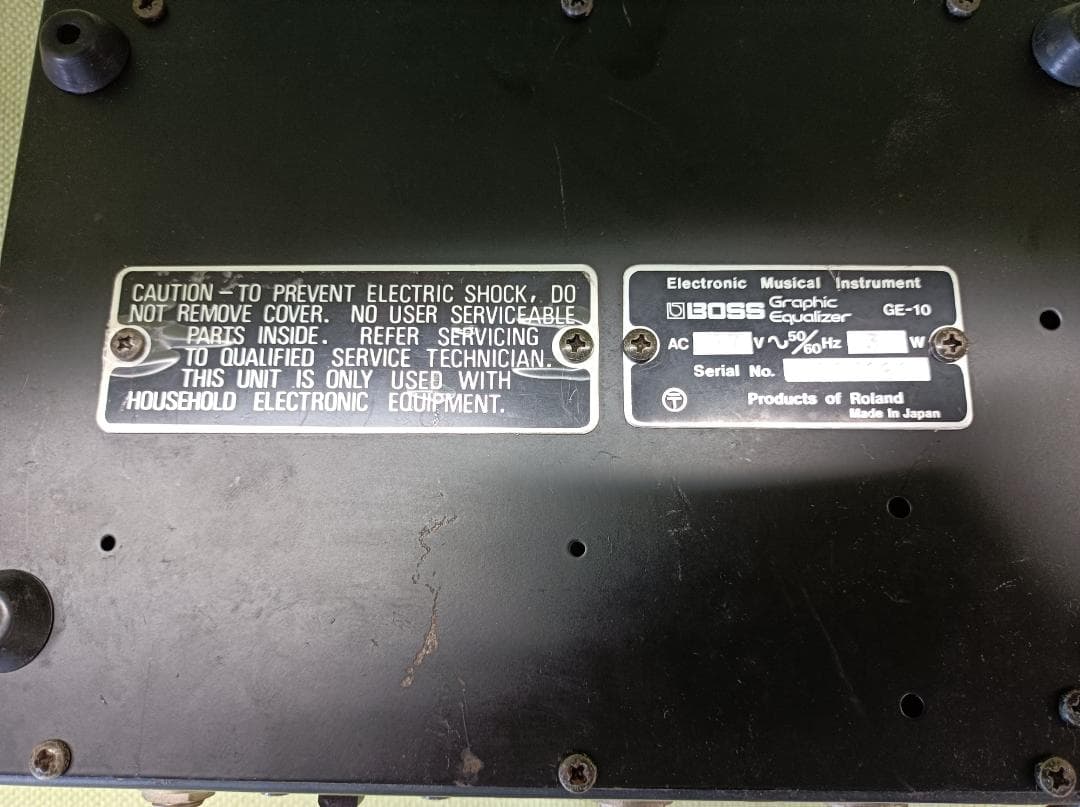 都《AVBRF》BOSS　GE-10　グラフィック　エコライザー