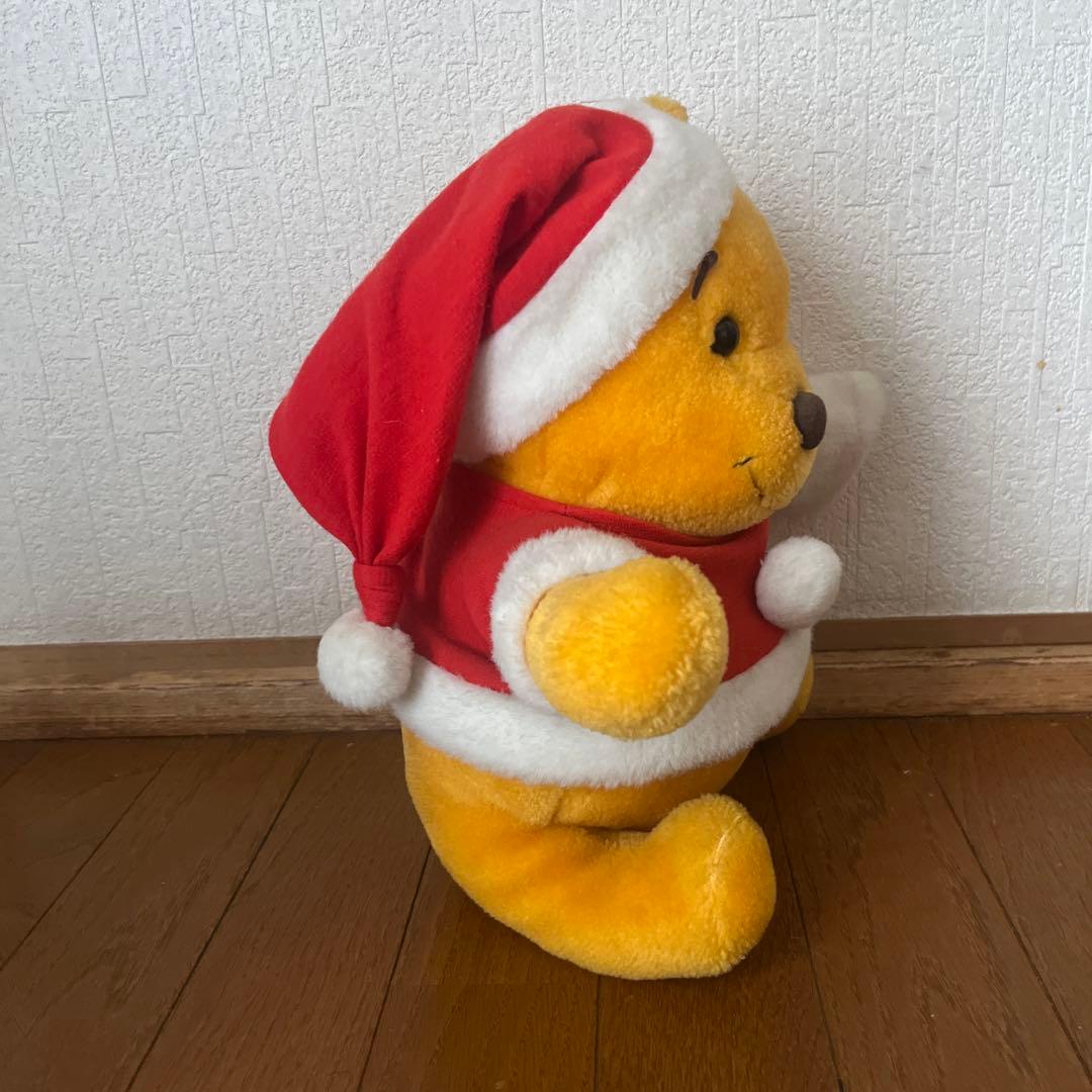 レトロ！くまのプーさん ぬいぐるみ サンタ ディズニー プーさん