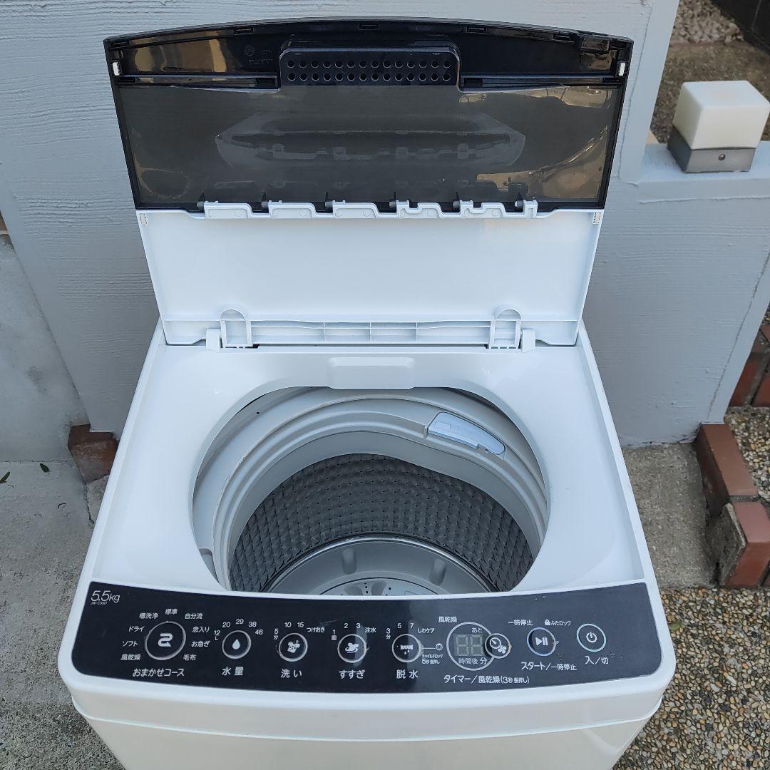 Haier 5.5k 簡易乾燥機能搭載全自動洗濯機 JW-C55D 福岡県より