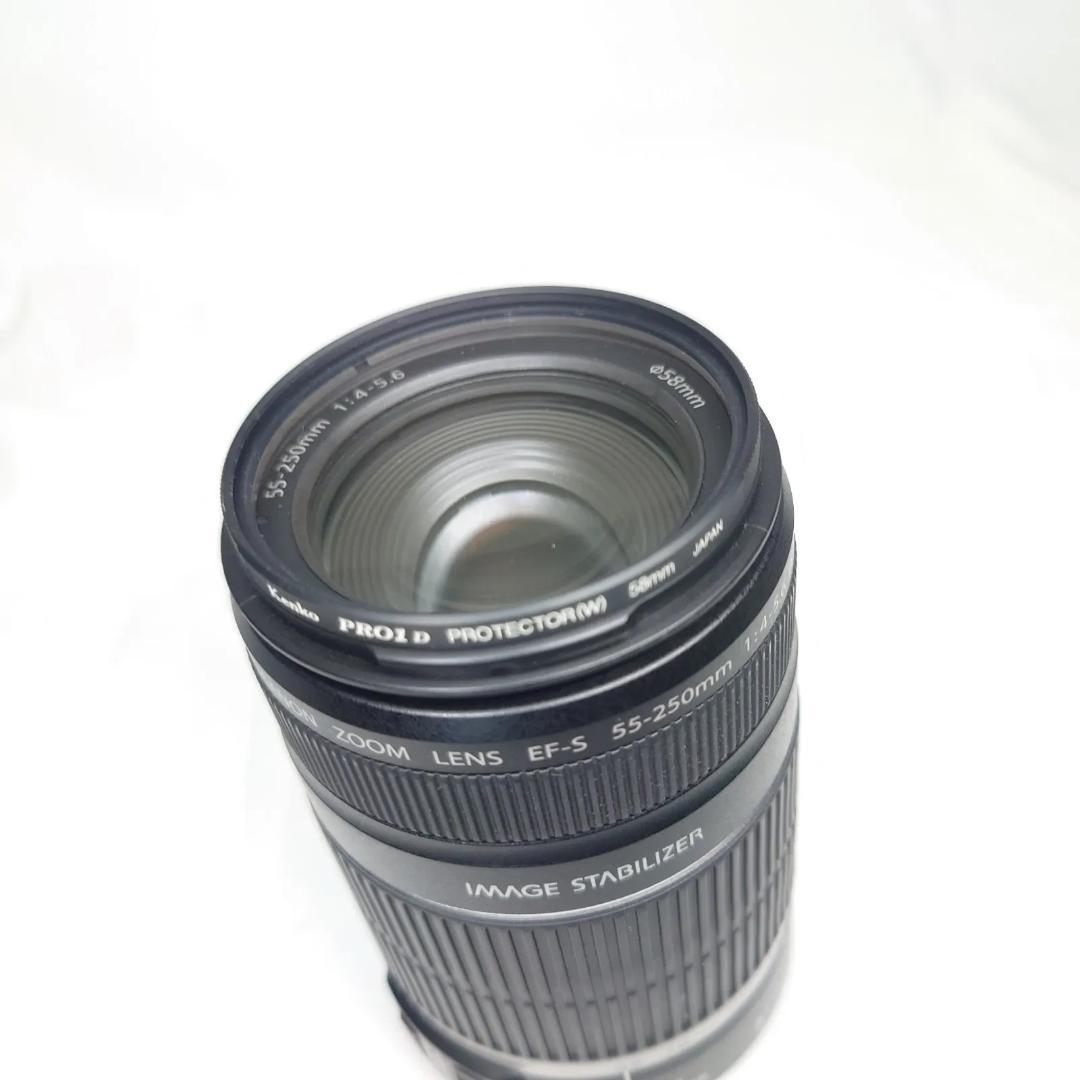 CanonKiss X3 一眼レフ 入門モデル レンズ 55-250mm - メルカリ