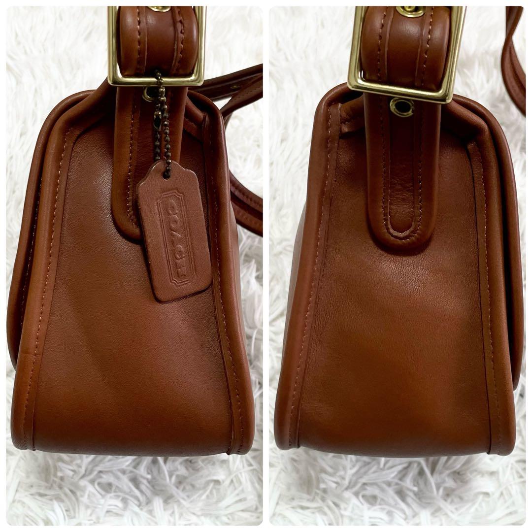 極美品✨オールドコーチ ショルダーバッグ ターンロック レザー