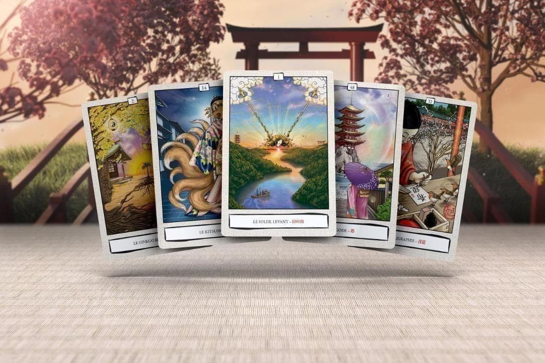 正規品オラクルカード】レア！海外から日本文化を描く✨日出ずる神託の