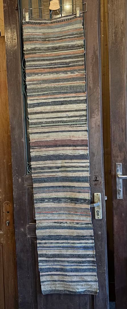 古布 裂織 34×163cm ボロ　アンティーク　ヴィンテージ　裂き織り 古布 裂織 34×163cm ボロ アンティーク ヴィンテージ 裂き織り