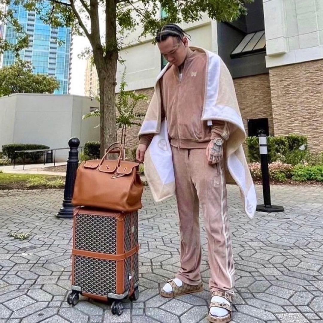 a.t様専用 Yzerr着用 needles ベロア ピンク セットアップ - メルカリ