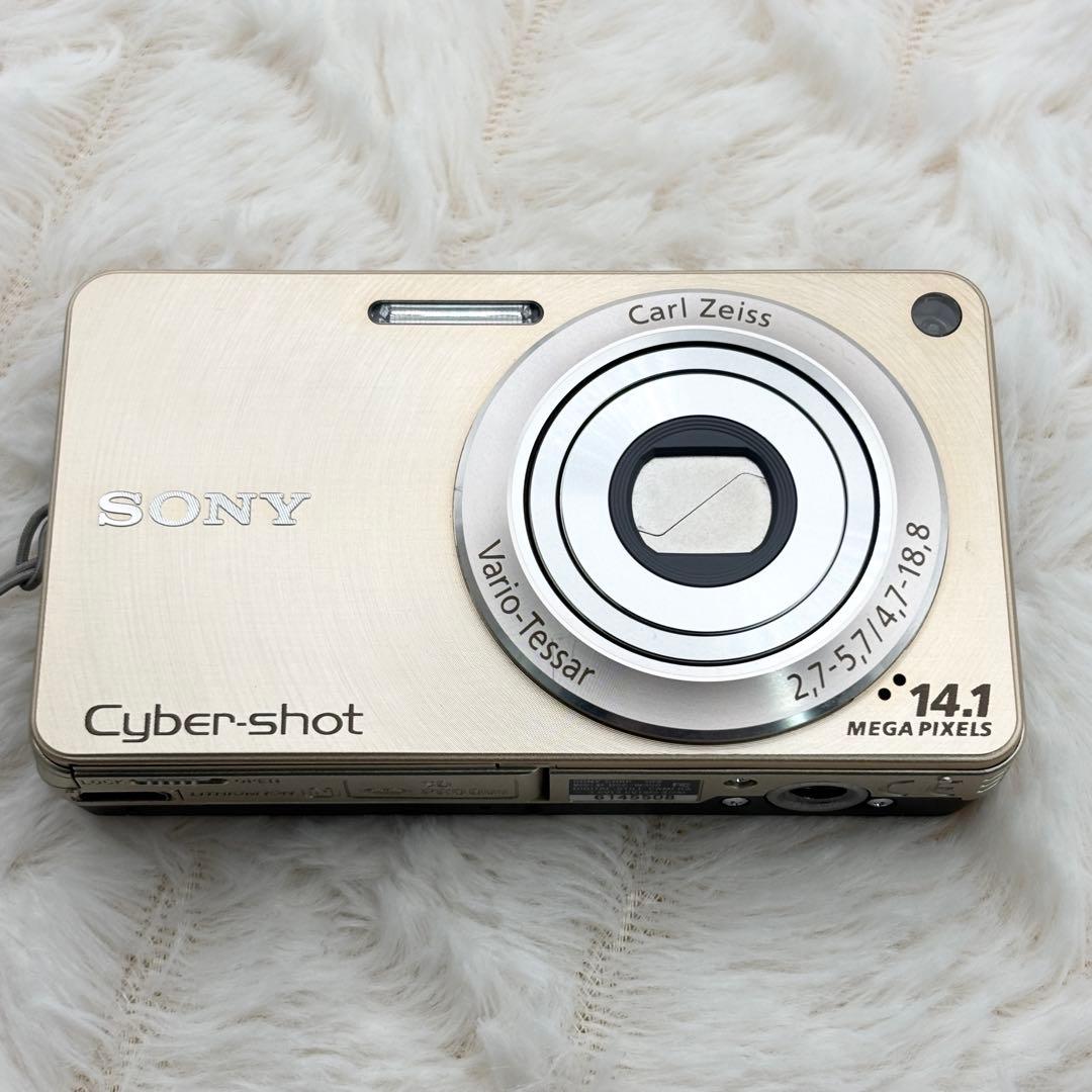 動作良好・美品✨ Sony Cyber-Shot DSC-W350 ゴールド - メルカリ