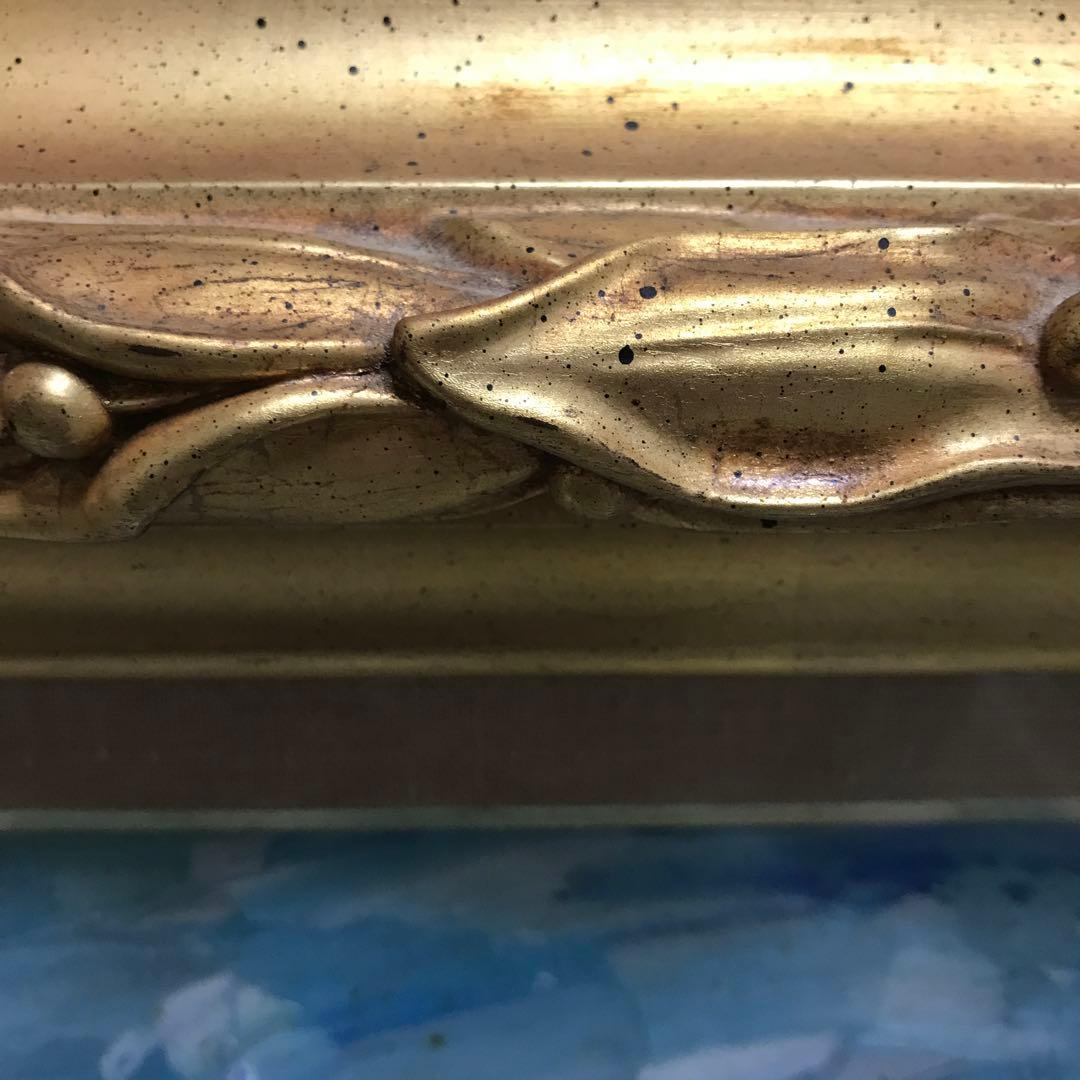 鈴木マサハル ヴェネツィア風景の油彩額縁 鈴木マサハル