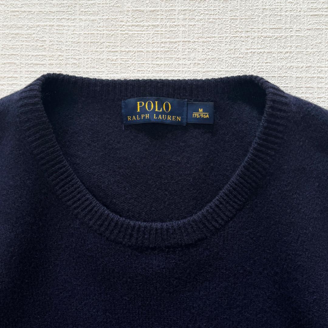 美品 ラルフローレン ニット ウール100％ クルーネックニット M