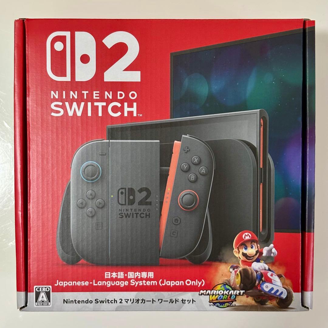 【新品 納品書添付】Nintendo Switch2 日本語専用 マリカセット Nintendo Switch 新品 (Nintendo 2 マリオカート ワールドセット) 日本