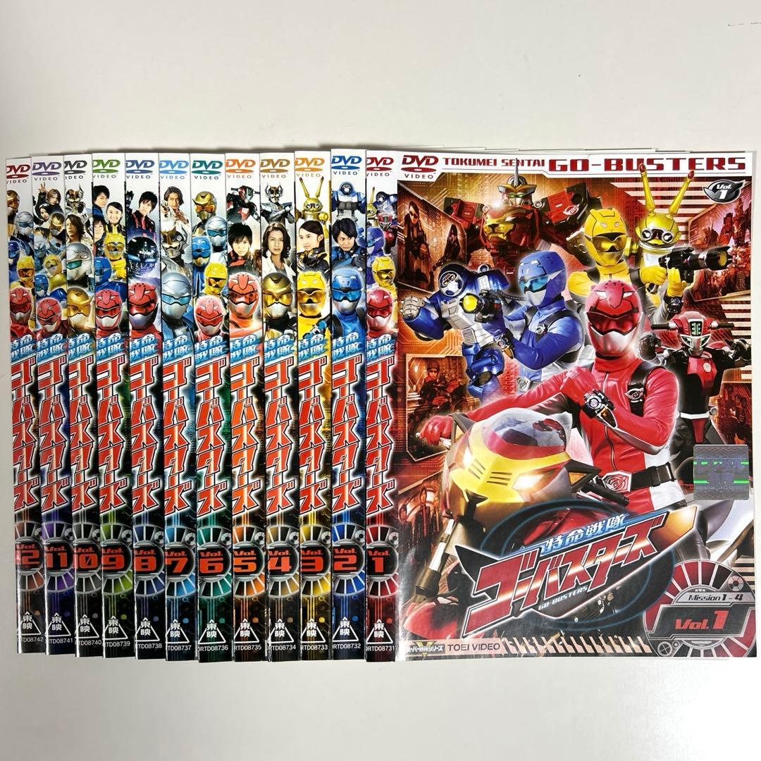 特命戦隊ゴーバスターズ DVD 全12巻セット - メルカリ