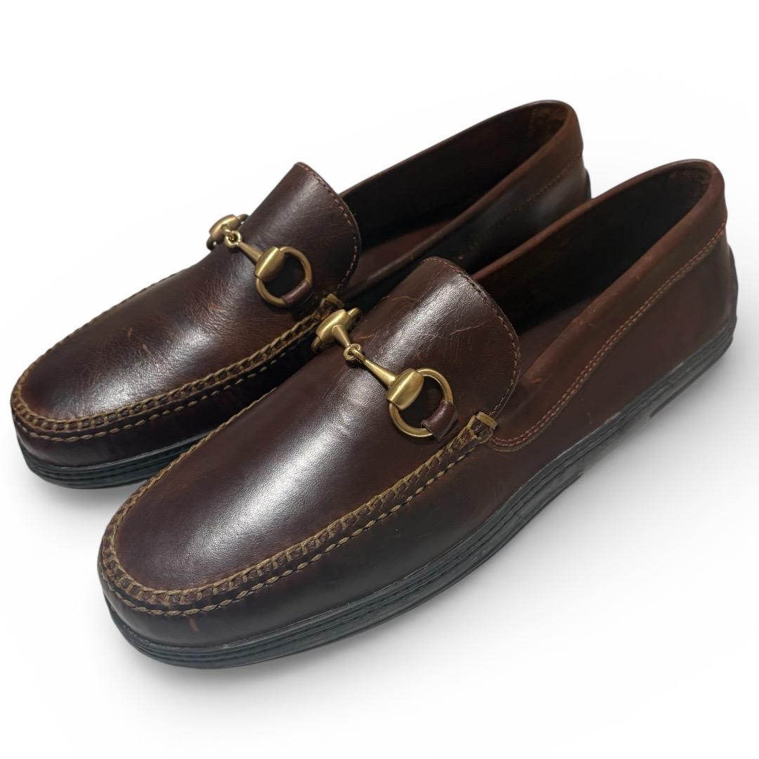 希少 GUCCI ホースビット ドライビングシューズ 9M ヴィンテージ