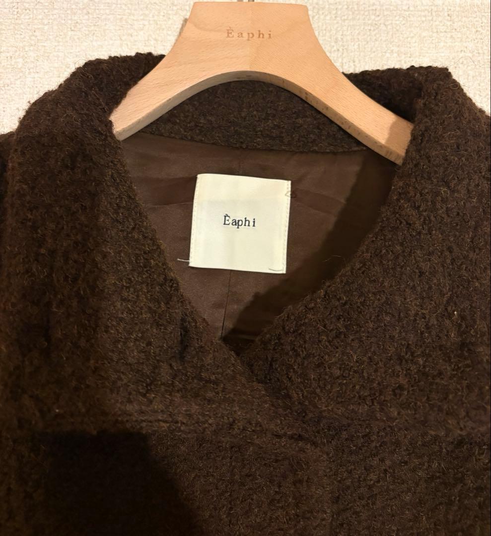 正規品】 EAPHI STAND COLLAR COAT - メルカリ