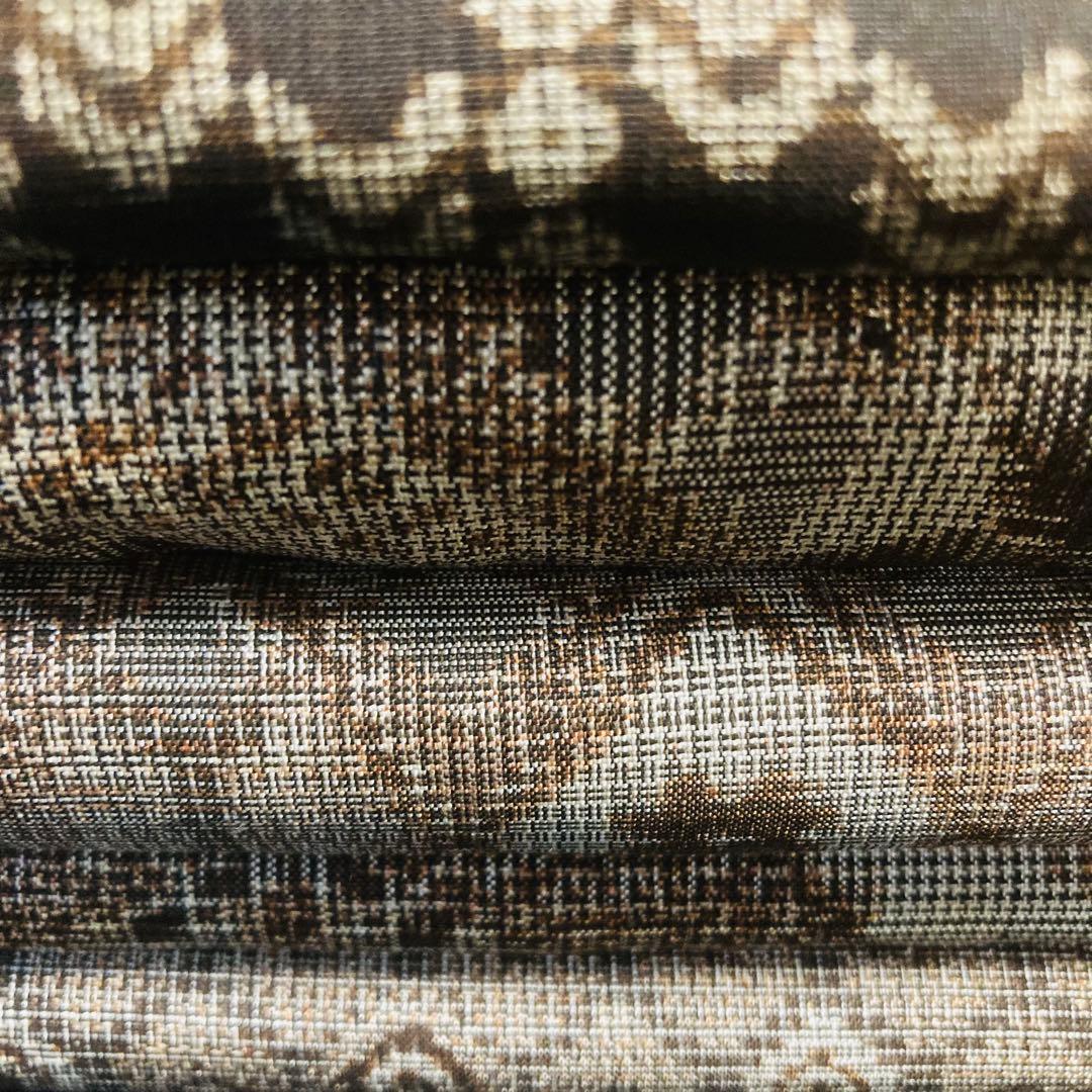 着物と帯オレンジ y381◾️アンティーク時代大島紬着物10点◾️龍郷