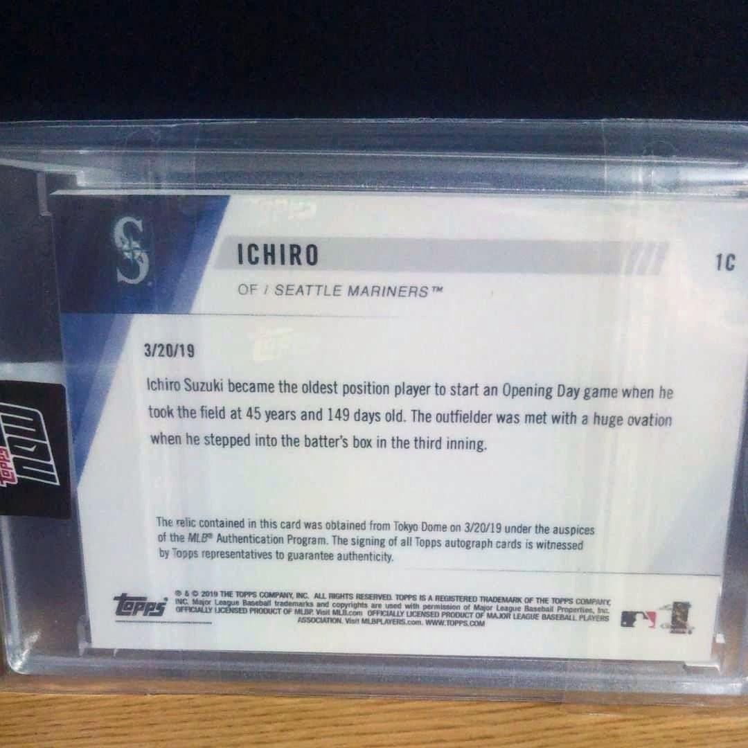 祝殿堂入り】topps now イチロー直筆サイン 25/25