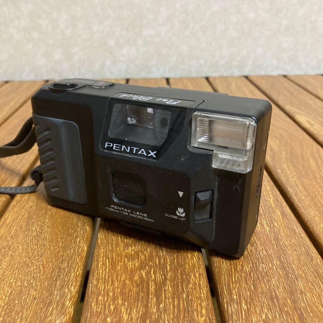 ジャンク品 ペンタックスPENTAX ピノ ブラック コンパクト フィルム