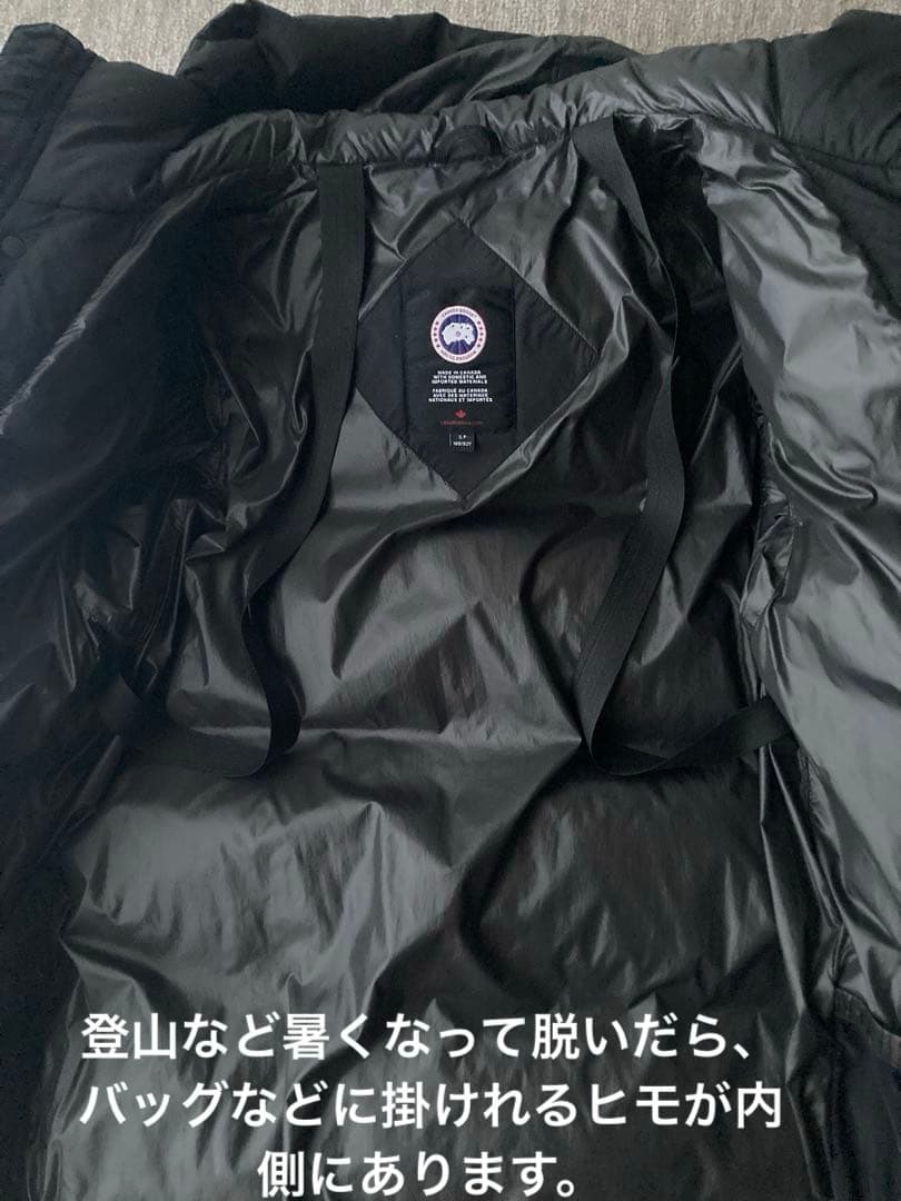 カナダグース ダウンジャケット 色BLACK 表示サイズSP180/92Y - メルカリ