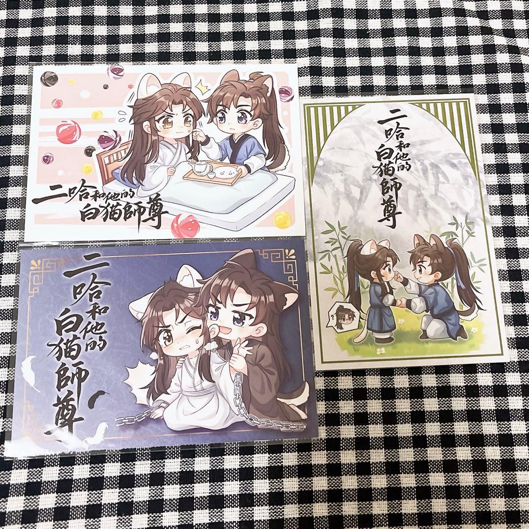 二哈和他的白猫師尊 ポストカード 特典 特装版 2巻 ハスキーと彼の白猫